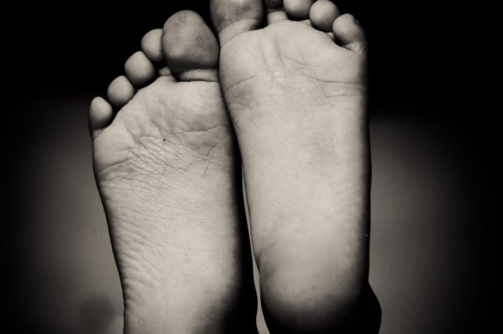 Bottom of Feet Sepia